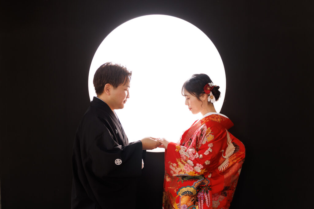 スタジオ撮影の写真です