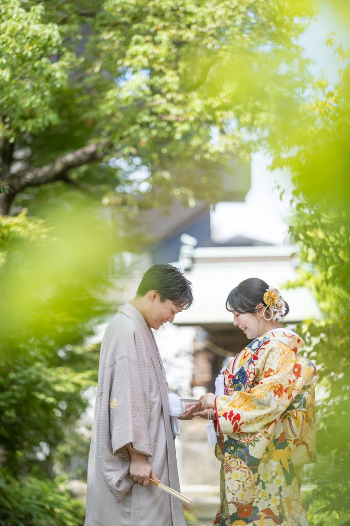 かんたん公園・若宮八幡宮の写真です