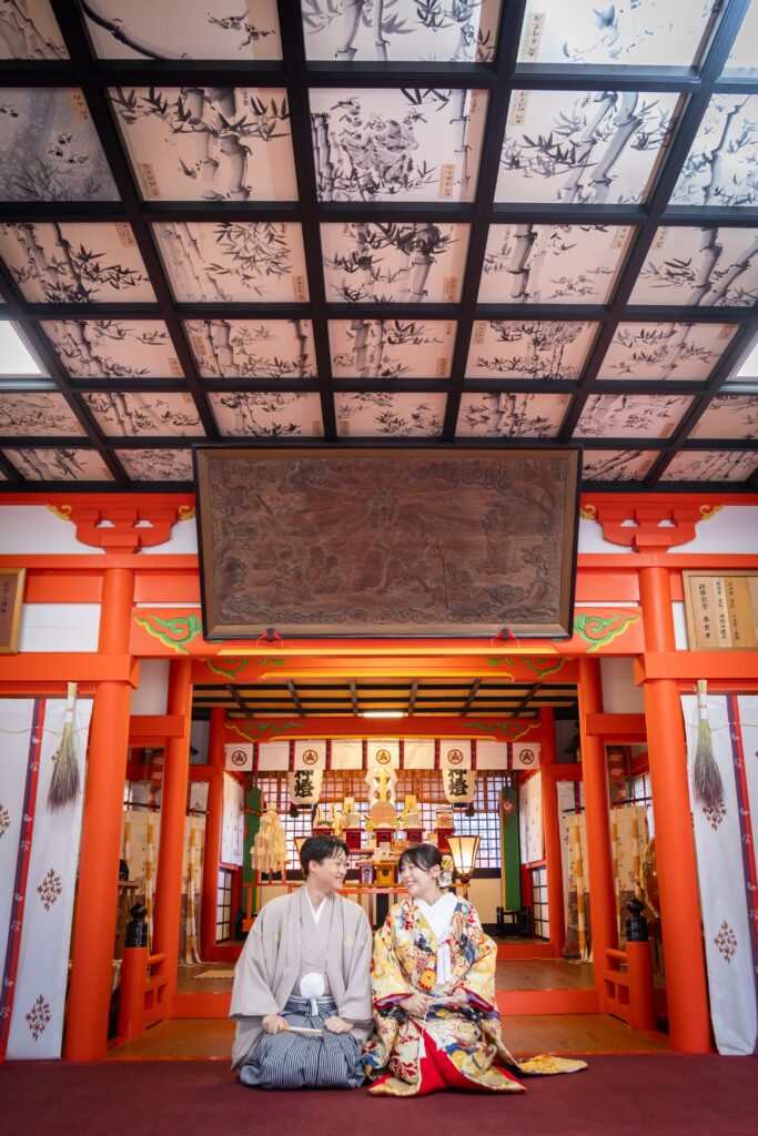 かんたん公園・若宮八幡宮の写真です