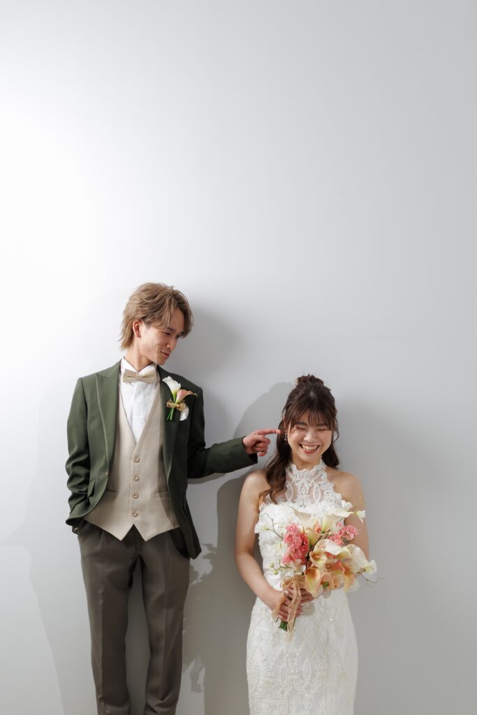 スタジオ撮影の写真です