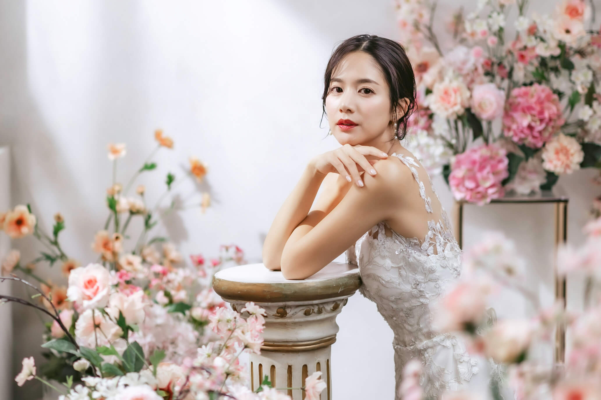 スタジオ撮影 | 福岡のフォトウェディング | リズウエディングサラン