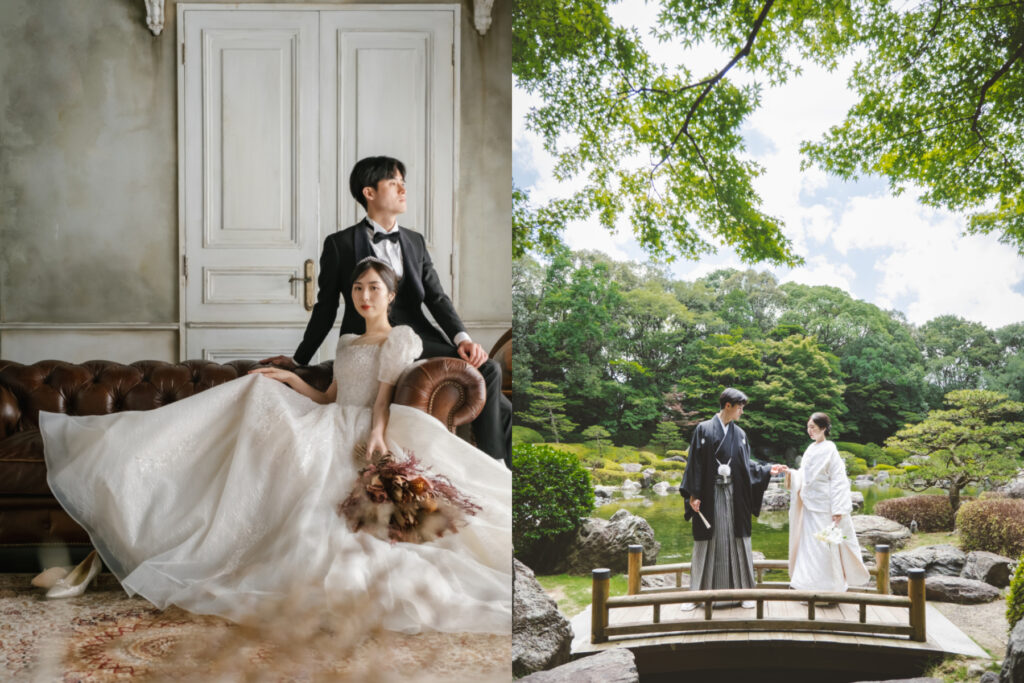 【期間限定5万円OFF】洋装スタジオ+和装ロケプラン